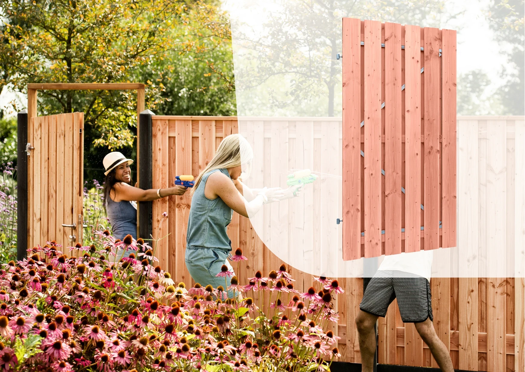 Douglas Poortdeur op Stalen Frame Geschaafd 100 x 195 cm (1000 x 1950 mm) - Afbeelding 3